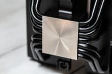 Auflagefläche auf der Unterseite des be quiet! Luftkühlers