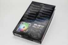 Sharkoon SilentStorm 140 RGB Rückseite der Verpackung