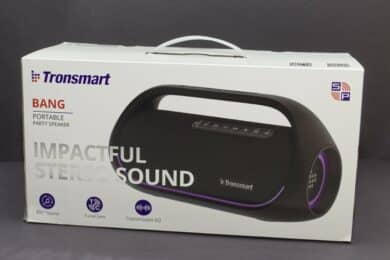Vorderseite der Verpackung des Tronsmart Bang