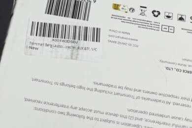 Barcode des neuen Tronsmart Bang