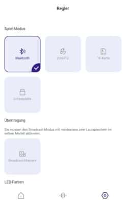 App Steuerung der Soundquelle