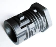 Innenseite einer gedruckten Labyrinth-Box