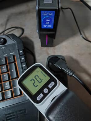 Gesamtstromverbrauch des Mini-PC beim Streaming von Mediendiensten