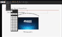 PowerPoint Text biegen