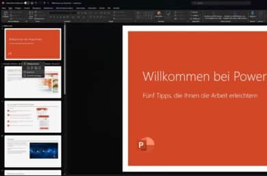 PowerPoint Inhaltsverzeichnis