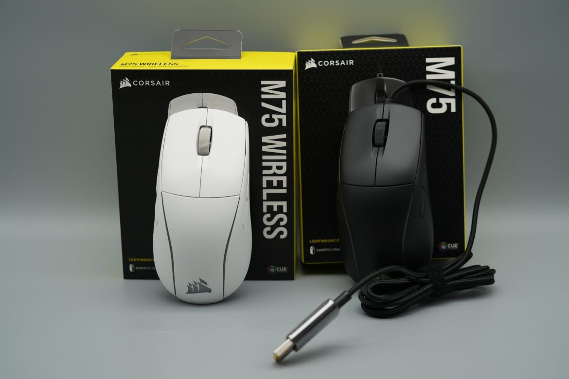 Corsair M75 und M75 Wireless Test