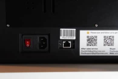 Qidi X Plus 3 Anschlüsse