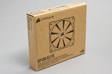 Braune Lüfter Schachtel