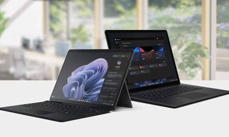 Microsoft Surface Pro 10 und Laptop 6