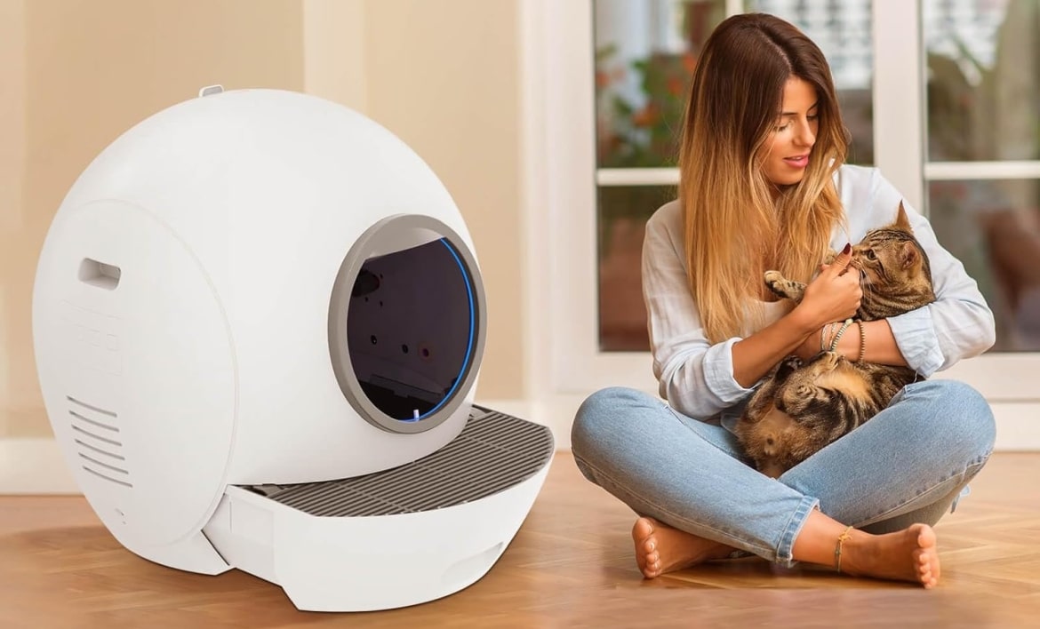 Amicura Selbstreinigende Katzentoilette