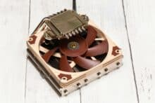 Noctua NH-L12Sx77 Test mit unten montiertem Lüfter