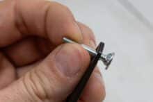 Schraube in Backplate