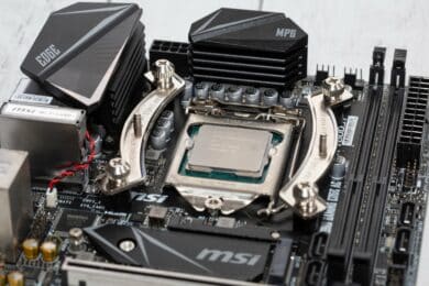 Brackets auf dem ITX Mainboard