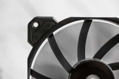 Abstand der Lüfterblätter zum Rahmen