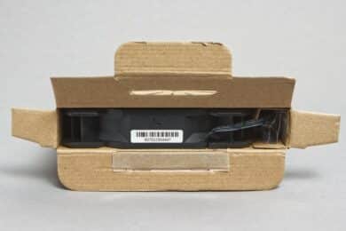 Schwarzer PC Lüfter in der Schachtel