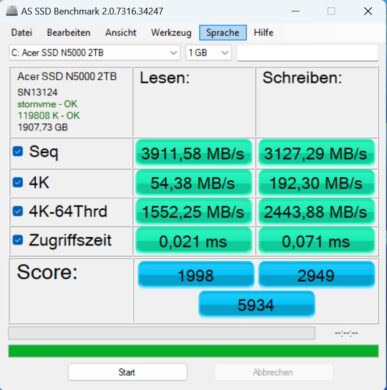 Geekom A8 AS SSD