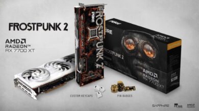 Sapphire Pure AMD Radeon RX 7700 XT Frostpunk 2 Edition