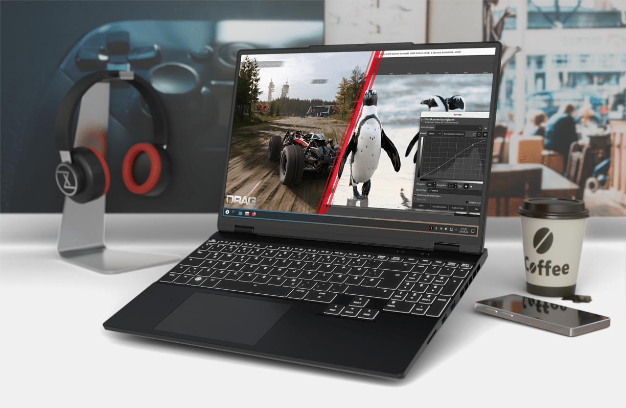 TUXEDO Stellaris Slim 15