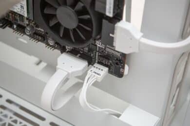 Frontpanel Anschlüsse am Mainboard