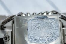 Wärmeleitpaste auf der Kontaktfläche des Luftkühlers