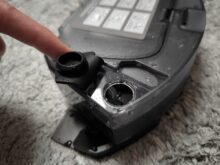 Der Einlauf des Wassertanks