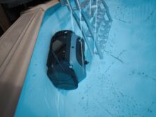 Auch die Reinigung der Wände ist möglich.