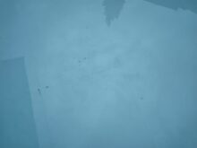 Einzelne Partikel bleiben jedoch zurück.