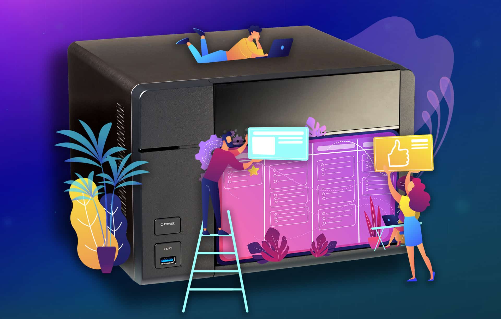 Taiga auf Synology NAS einrichten Titelbild