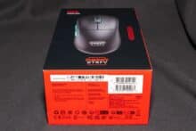 Die Unterseite der M68 Wireless Verpackung