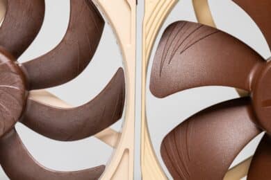 Zwei unterschiedliche Noctua-Lüfter