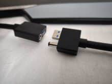 An dieser Stelle kommt die USB-Verlängerung zum Einsatz.