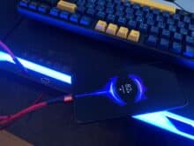 Schnelles Aufladen über USB-C mit bis zu 18 Watt.