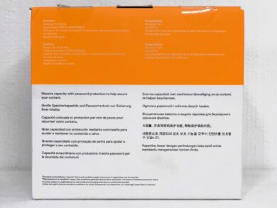 Rückseite der Verpackung