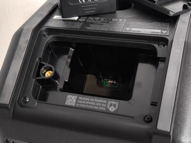 Die Akkueinheit ist austauschbar.