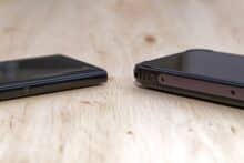 Vergleich von zwei Smartphones