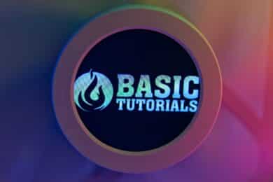Basic Tutorials Logo auf dem Display des Lian Li Uni Fan SL Wireless LCD