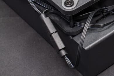 Eine A-RGB-Stecker-Verbindung, die sich leicht gelockert hat