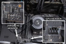 Die korrekten Anschlüsse für den ARCTIC Liquid Freezer III 420 A-RGB müssen ermittelt werden