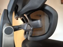 Lordosenstütze arretierbar nach vorne und hinten