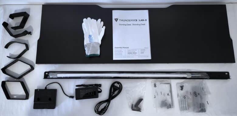 Einige Bestandteile des Lieferumfangs