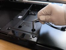 Montage der Tischsteuerung