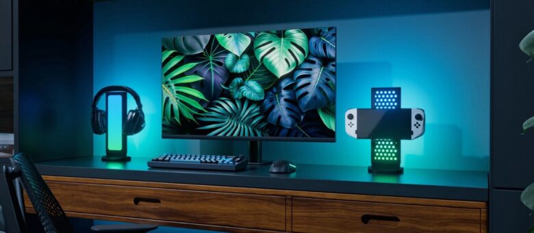 Nanoleaf Pegboard Desk Dock