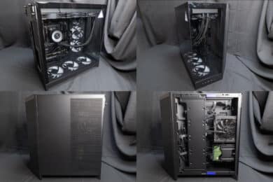 H9 Flow RGB+ mit montierten Glaswänden