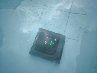 ... nach etwas Wartezeit beginnt die Reinigung.