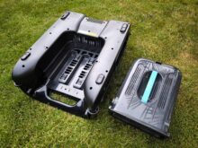 Poolroboter und Filterkorb