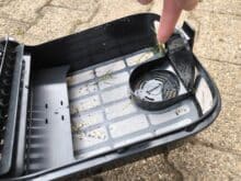 III. Optional Chlortablette einlegen