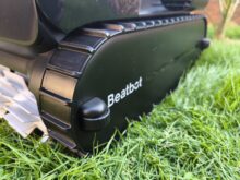 Raupenband mit Seitenstützrolle