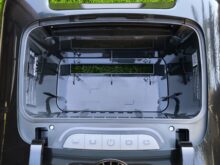 Offenes Filterkorb-Fach