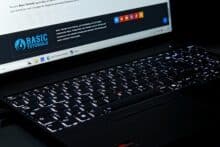 Beleuchtete Tastatur des Lenovo Thinkpad E16 G2