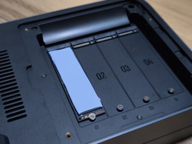 Montage: M2-SSD Nr. 1.